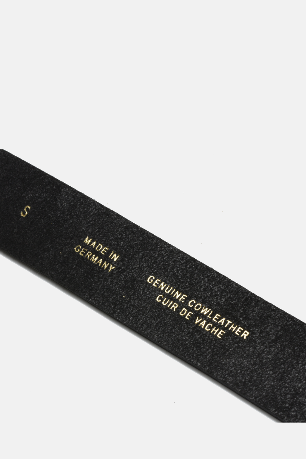 Curated Basics - Wide Black Leather on Steel Buckle Belt