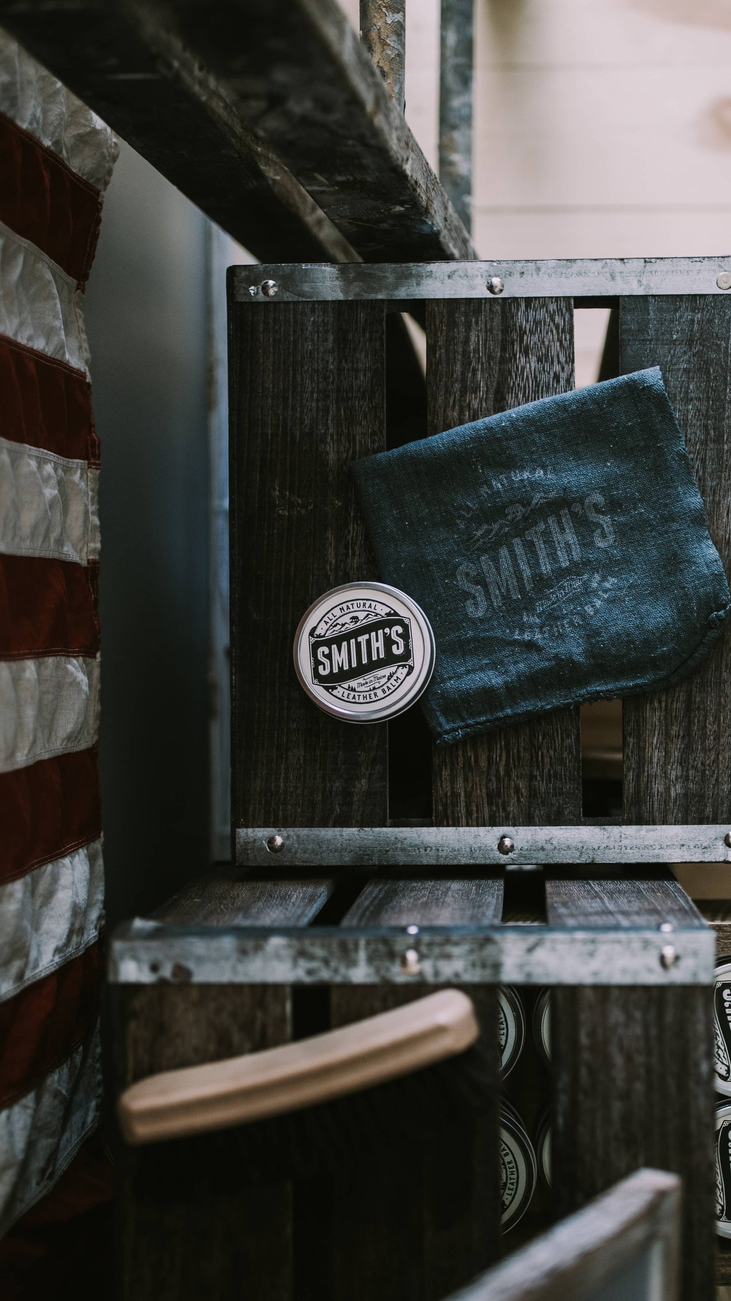 SMITH'S LEATHER BALM SHOP TOWEL