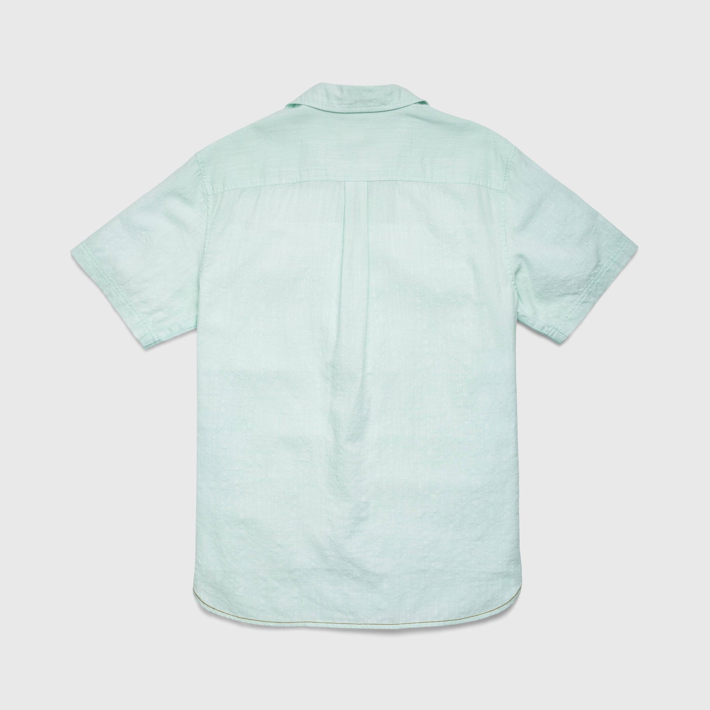 Joey s/s 2 tone cotton slub 1 pocket shirt