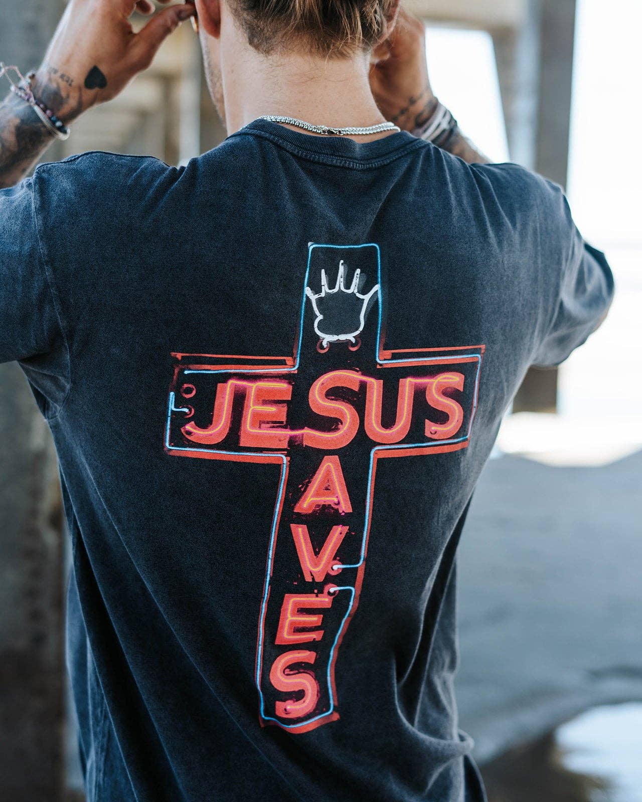 'Jesus Saves' Premium Tee