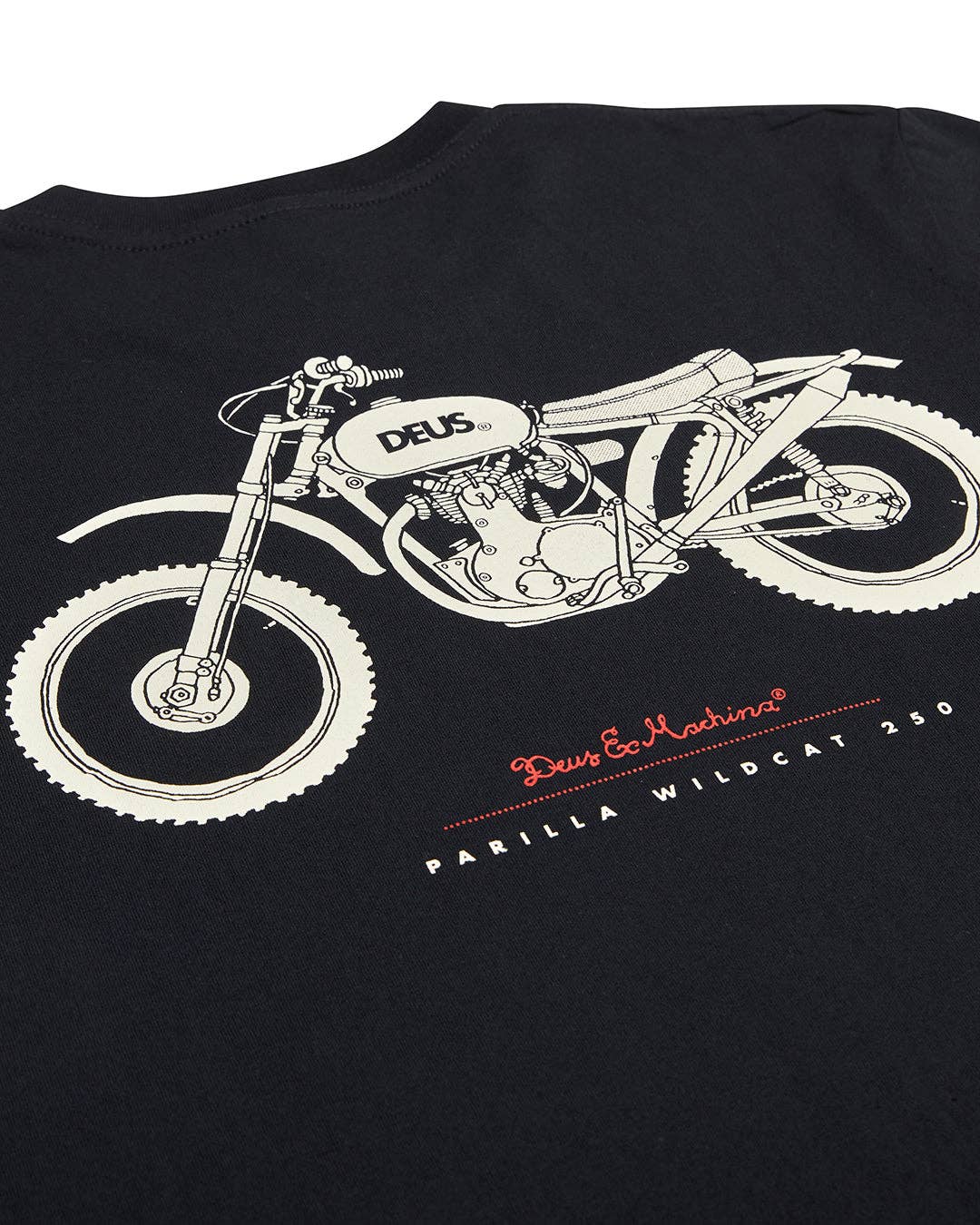 Deus Ex Machina - Classic Parilla Tee - Black