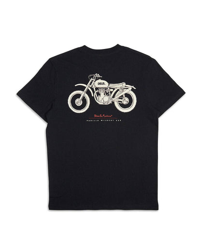 Deus Ex Machina - Classic Parilla Tee - Black