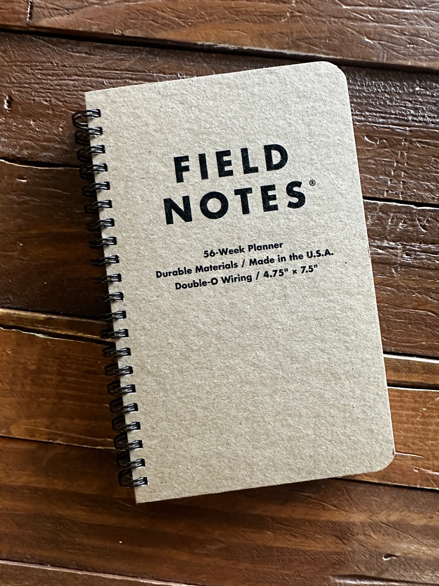 Field Notes - 56 Week Planner