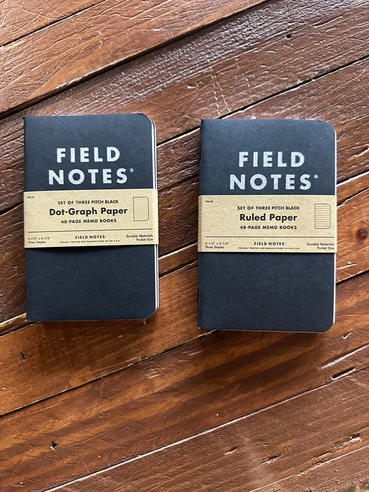 Field Notes - Pitch Black Memo Book