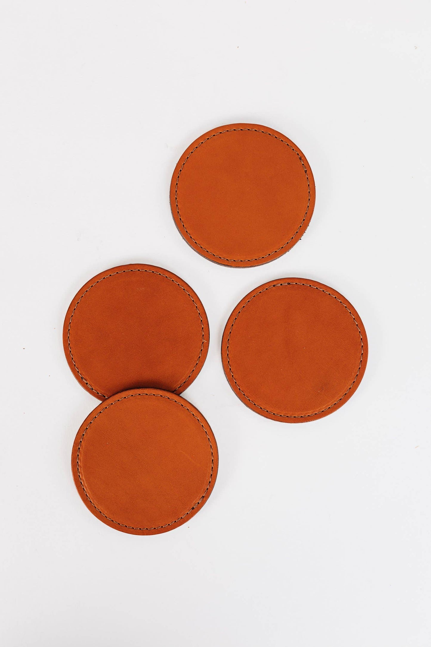 The Leather Coasters - Set of 4