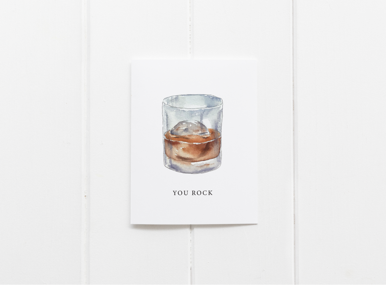 You Rock Bourbon Greeting Card