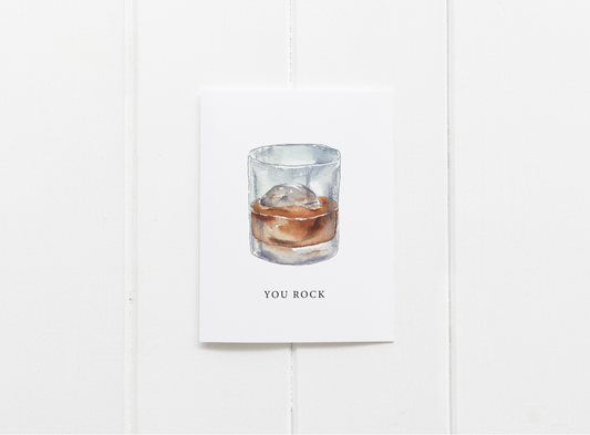 You Rock Bourbon Greeting Card